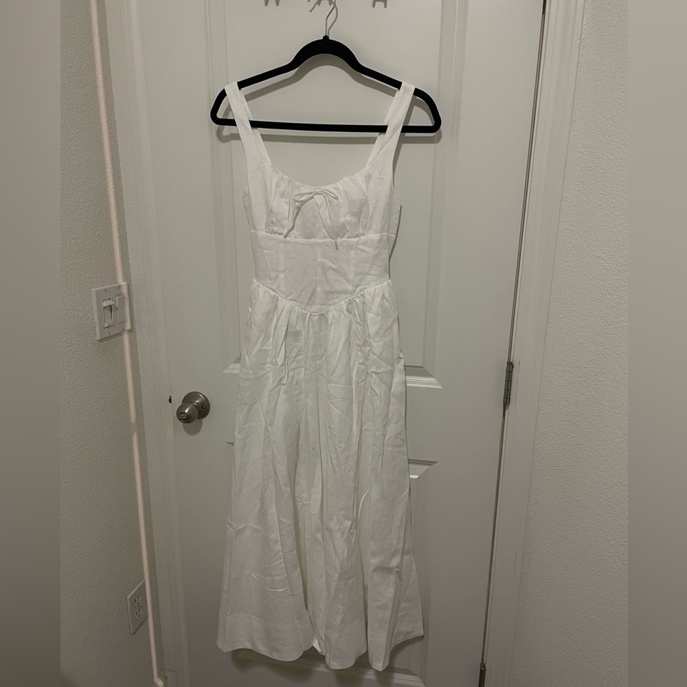 ๐คNWOT Reformation Balia Dress White - Picture 4 of 7